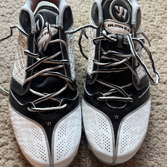 WARRIOR BURN 6.0 LACROSSE CLEATS MENS 11US  MensPlayers Club Series - Picture 1 of 3